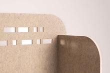 Afbeelding in Gallery-weergave laden, Akoestisch PET-vilt scheidingsscherm, maat S, 70x35 cm, beige