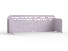 Afbeelding in Gallery-weergave laden, Akoestisch PET-vilt scheidingsscherm, maat L, 150x55 cm, lichtgrijs