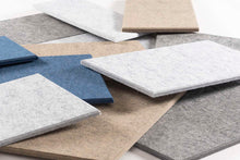 Afbeelding in Gallery-weergave laden, Akoestische PET-vilt Parallellogram tegels, set van 22, lichtgrijs, donkergrijs, beige en blauw