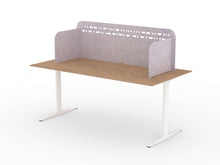 Afbeelding in Gallery-weergave laden, Akoestisch PET-vilt scheidingsscherm, maat L, 150x55 cm, lichtgrijs