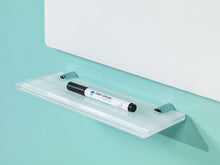 Afbeelding in Gallery-weergave laden, Glasbord Premium, verborgen ophang, magneethoudend, wit