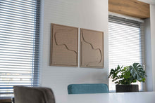 Afbeelding in Gallery-weergave laden, FLOW 2-luik - Acoustic Art, set van 2, bruin 80x60 cm